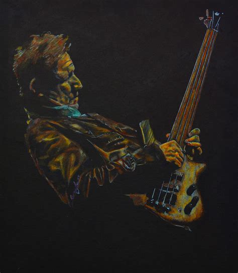 Jack Bruce live. Drawing by Breyhs Swan - Fine Art America