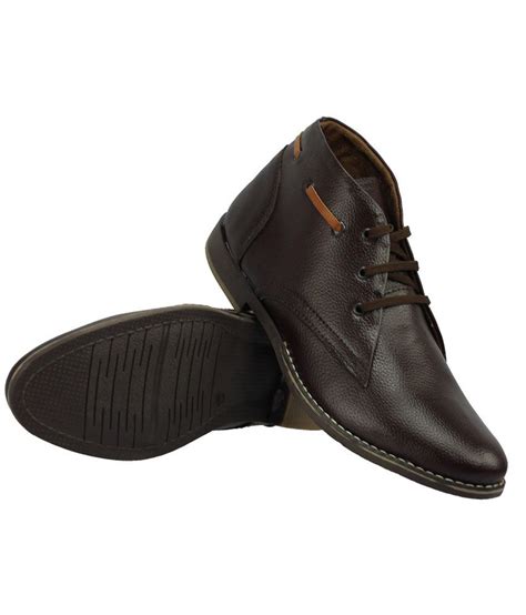 Foot Gear 24 Brown Smart Casuals Shoes - Buy Foot Gear 24 Brown Smart ...