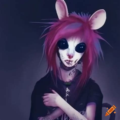 Emo rat expressing sadness