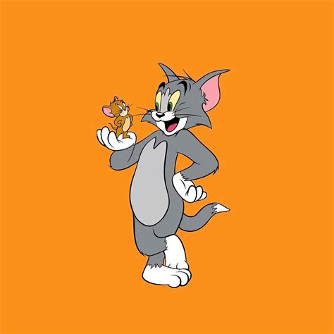 Tom & Jerry Wallpaper 4K, Cartoon, 5K, White background