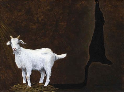 Goat Shadow - Art by Twyla Francois: An All-Creatures.org Art and Photo ...