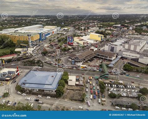 Dasmarinas, Cavite, Philippines - Aerial of the City Center, with the ...