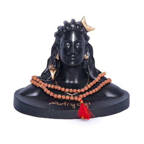 Buy WC_Adiyogi Statue| Lord Shiva Idol for car Dashboard | Mahadev Idol ...