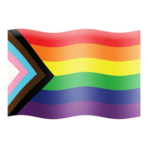 Gay pride flag emoji - retermoon