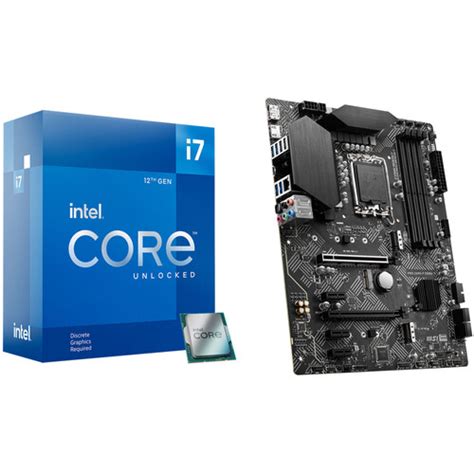 Intel Core i7-12700KF 3.6 GHz 12-Core LGA 1700 Processor & MSI