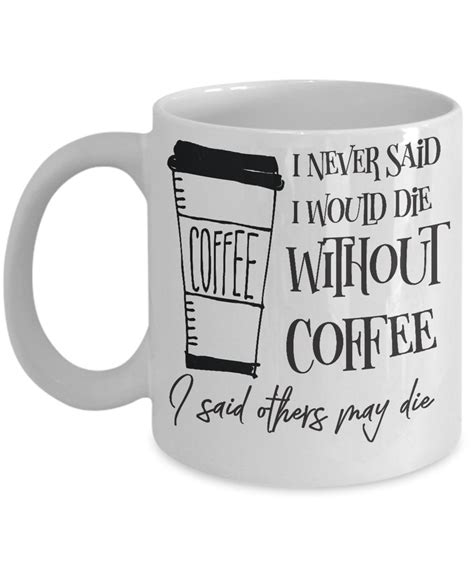 Funny coffee mug with sayings funny mug with sayings funny | Etsy