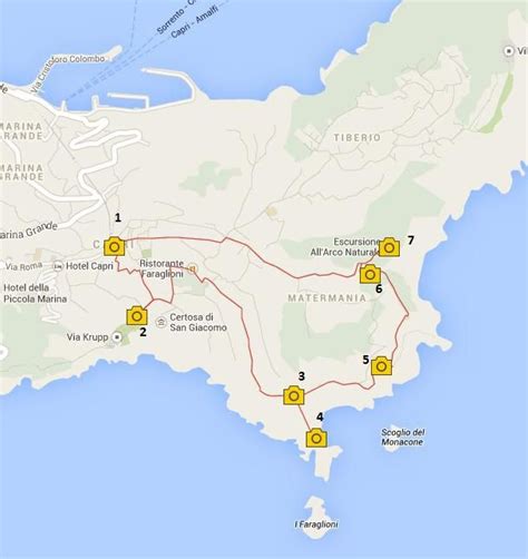 Capri walking itinerary: breathtaking Faraglioni and Natural Arch ...