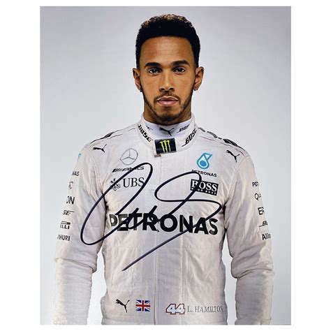 Motorsport - Formula 1 - Lewis Hamilton Signed & Framed 8x10 Photo ...