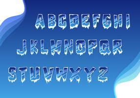 Frozen Alphabet Font