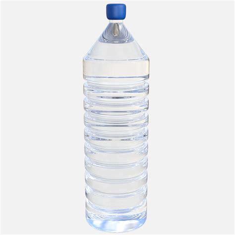 Plastic Water Bottle - 3D Model by Davor