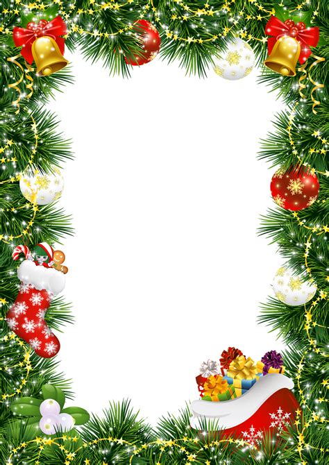 Christmas frame png, Christmas frame png Transparent FREE for download ...