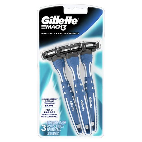 Gillette Mach3 Men's Disposable Razors - Shop Shaving & Hair Removal at ...