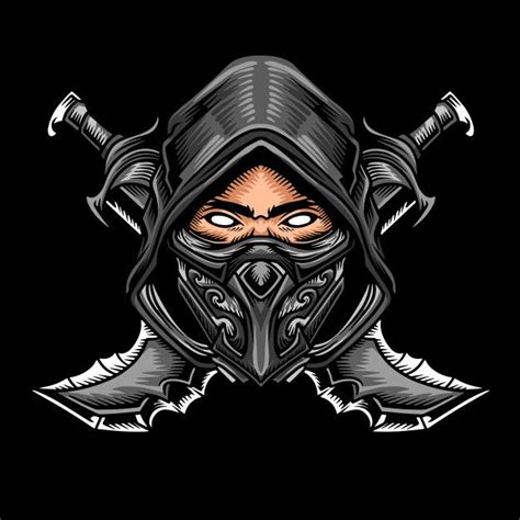 Premium Vector | Shadow ninja logo | Ninja logo, Logo design art, Ninja art