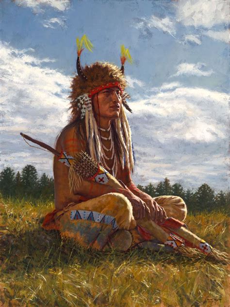 Lakota Sentinel - Lakota warrior - James Ayers Native American Humor ...