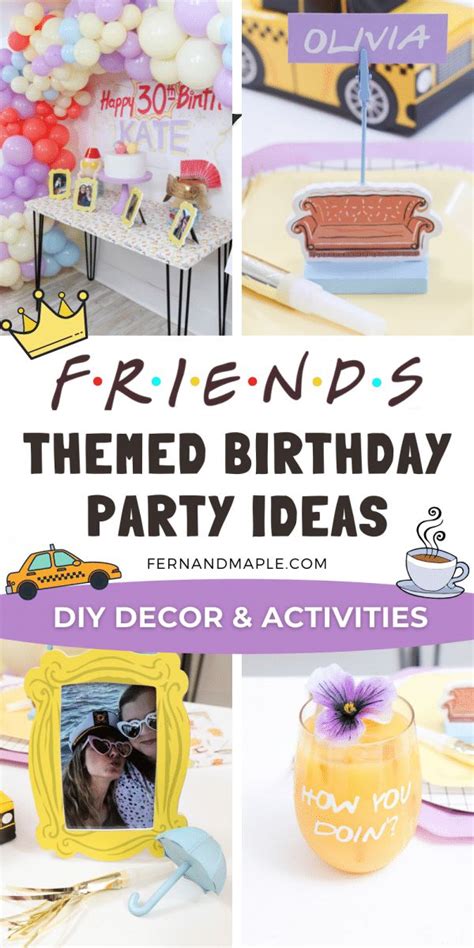 FRIENDS Themed 30th Birthday Party | 30th birthday party themes, 30th ...