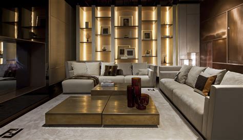 fendi style living room furnitures | Luxury Living Home to Fendi Casa ...