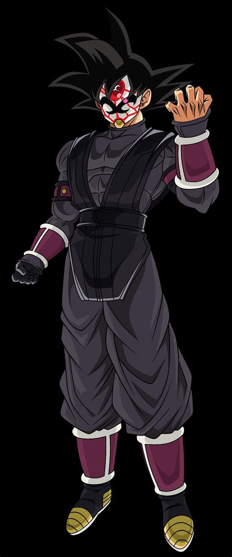 Goku Black Saiyajin enmascarado carmesí/Crimson Masked Saiyan in 2021 ...