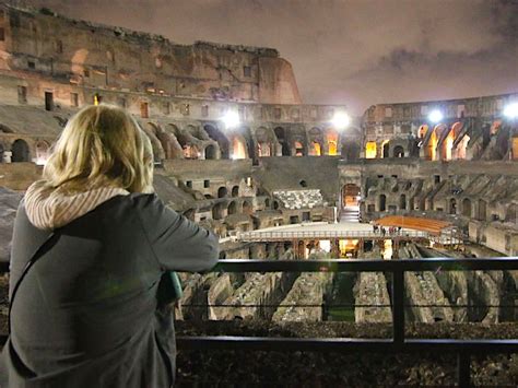 VIP Colosseum at Night Tour with Underground and Arena Floor