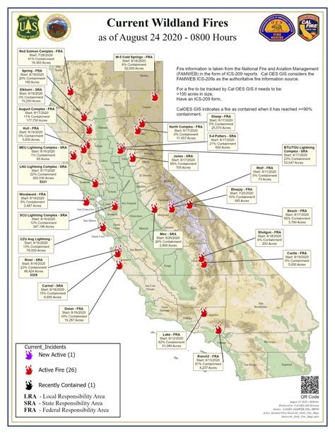 Maps: See where wildfires are burning and who’s being evacuated in the ...