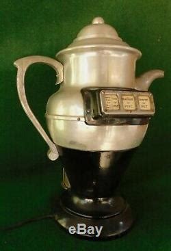 Antique American Duplex Co. Electric Coffee Pot Coffee Cutter / Grinder ...