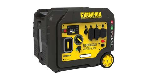 CHAMPION 201003 5500W Dual Fuel Electric Start Inverter Generator User ...