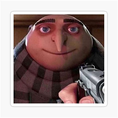 Gru Gun Meme Template