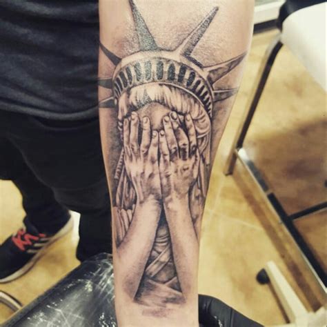 Crying Statue Of Liberty Tattoo Meaning