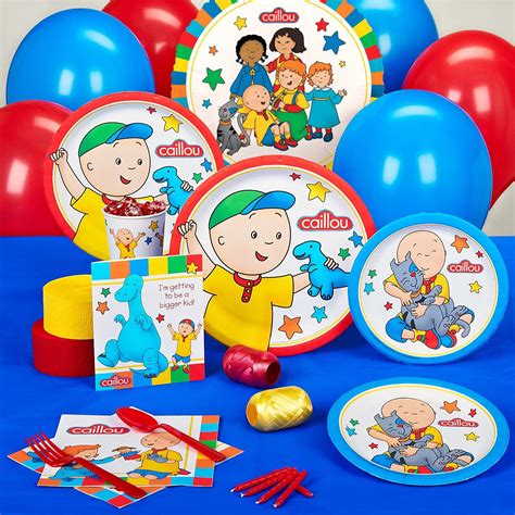 from Ty's Toy Box | Caillou party, Birthday party packs, Party packs