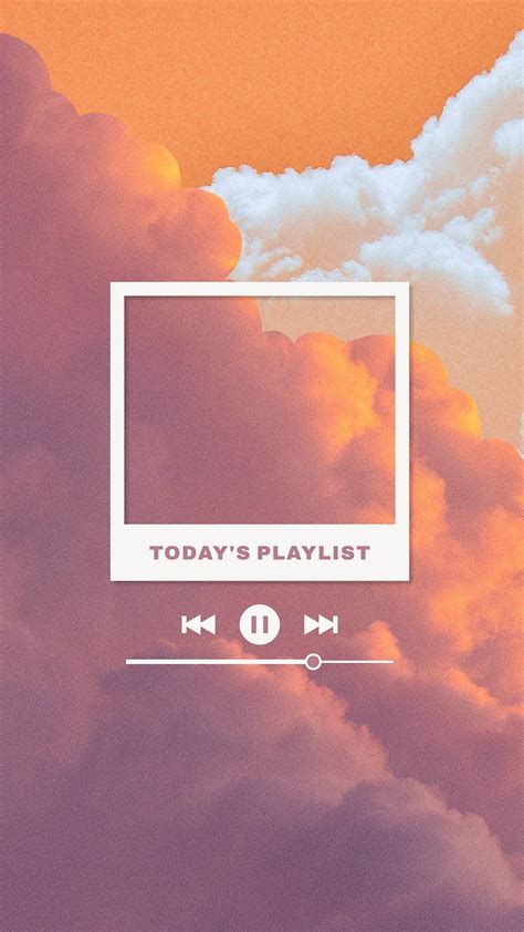 Aesthetic music Instagram story template, | Premium Vector Template ...