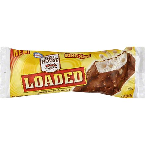 Toll House Ice Cream Bar, Toll House, Loaded, King Size | Non-Dairy Ice ...