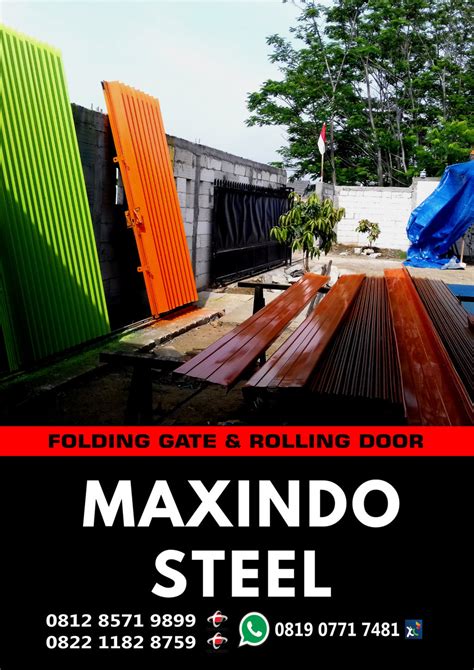 Folding Gate Lubang Buaya Jakarta Timur - MAXINDO STEEL