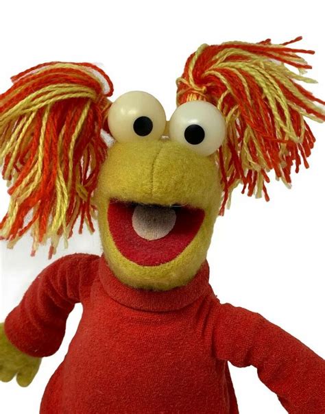 Jim Henson Plush Fraggle Rock Red 15" Doll Tomy Vintage 1983 Stuffed ...