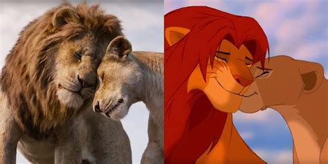 'the Lion King' Remake Versus Original Side-by-Side Photos - Business ...