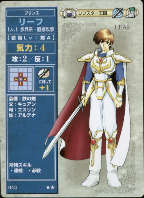 Leif, Prince of Leonster - Fire Emblem: Genealogy of the Holy War ...