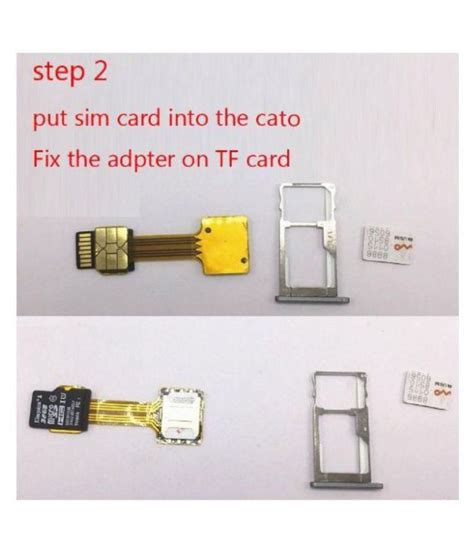 Hybrid Sim Slot Adapter For 2 Sim And Micro SD Card (Hybrid Dual Sim ...