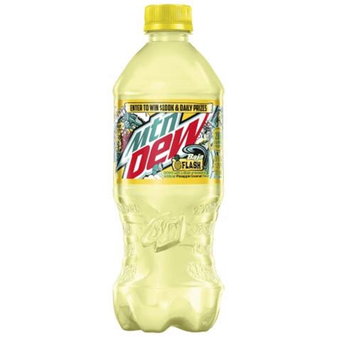 Mountain Dew® Baja Flash™ Pineapple Coconut Flavored Soda, 20 fl oz ...