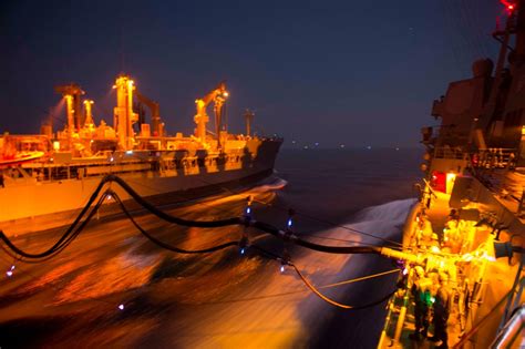 DVIDS - Images - USS Farragut underway replenishment [Image 1 of 18]