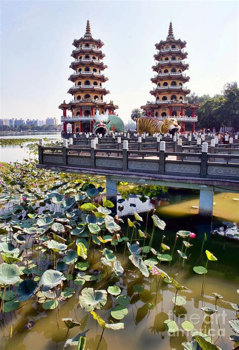 Lotus Lake in Kaohsiung,Taiwan. Photograph by W Scott McGill - Fine Art ...