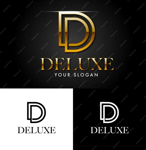 Premium Vector | Deluxe logo template