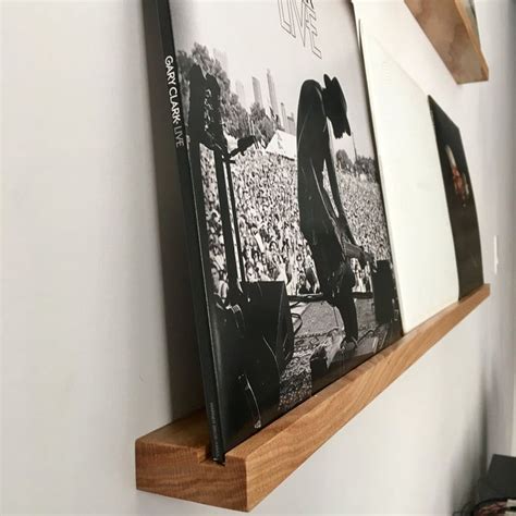 Vinyl Record Collection Display Shelf | Wall-Mounted Wooden Ledge in ...