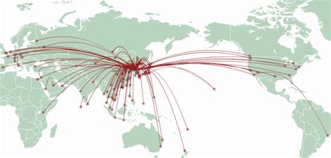 Korean Air Route Map