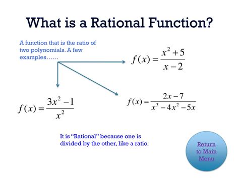 PPT - Rational Functions and Asymptotes PowerPoint Presentation, free ...