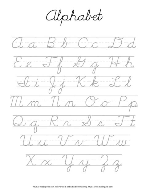 Cursive Writing Practice Worksheet - - Worksheets Library