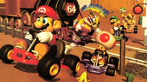 Super mario kart 64 game art - mzaerrb