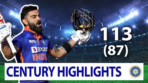 Virat Kohli Century Highlights: Virat Kohli's 45th Century | IND vs SL ...