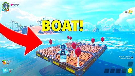 How to Build a Boat in LEGO Fortnite (Tutorial) - YouTube