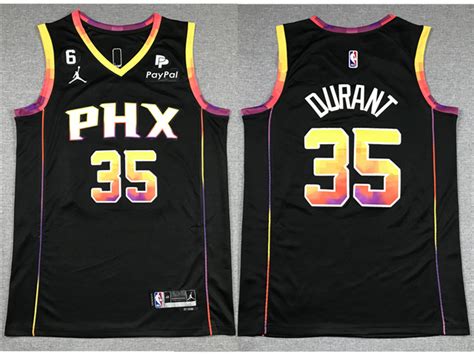 Phoenix Suns #35 Kevin Durant 2022-24 Black Statement Edition Swingman ...