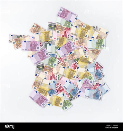 france map euro banknotes Stock Photo - Alamy