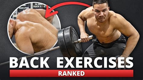 Best Back Exercises Ranked For Athletes | Worst To Best - YouTube