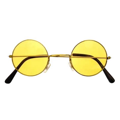 Lennon Hippie Glasses - Yellow Tint